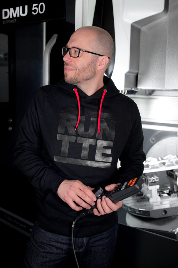 Hoodie RUN TTE schwarz RUNTTE